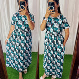 Cotton Loungewear Maxi (Non feeding) Buy 3 @999/-