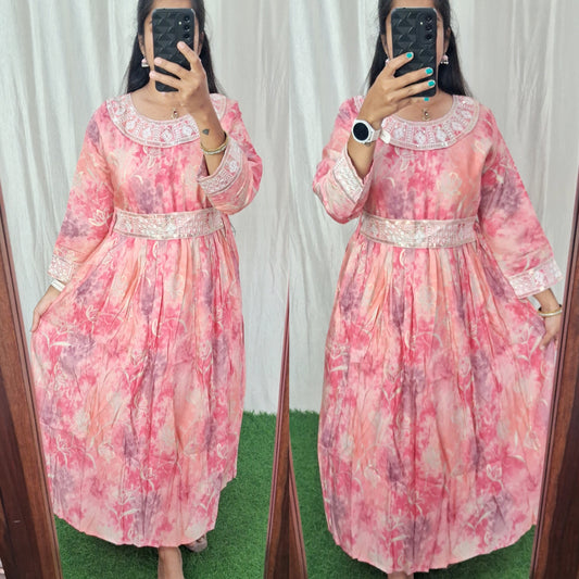 Buy 1 Get 1 Free Rayon Work maxi ( Non Feeding only)