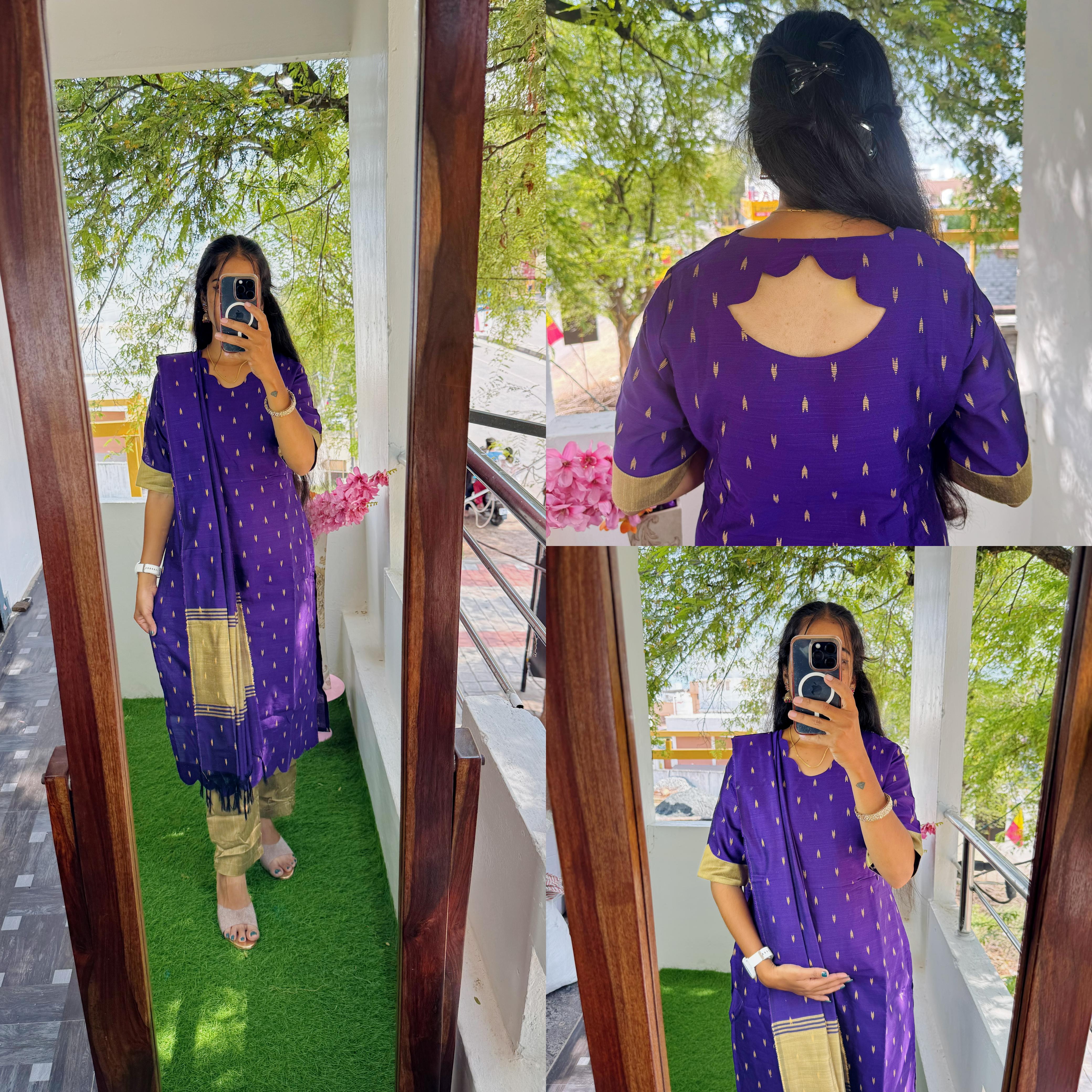 Feeding/Non Feeding- Premium Elite Salwar Suit Set(Top,Bottom,Duppata)