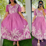 Feeding/Non Feeding Premium Cotton Maxi ( with cotton Lining )