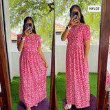 Cotton Loungewear Full Maxi (Non feeding) Buy 3 @1200 free ship