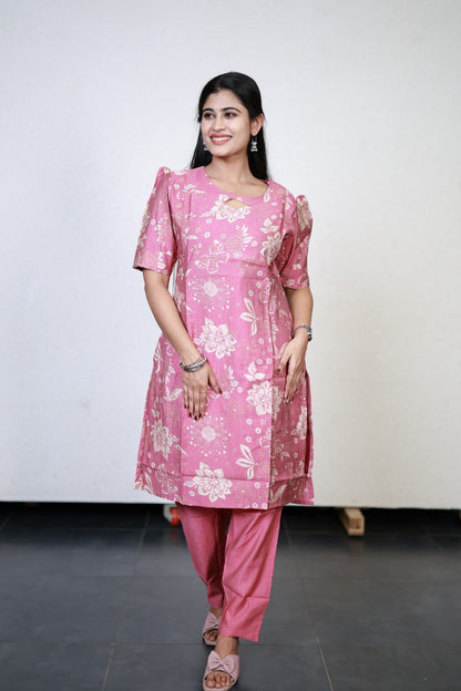Feeding Vatican Printed Top and bottom Set(with Lining) FC0113
