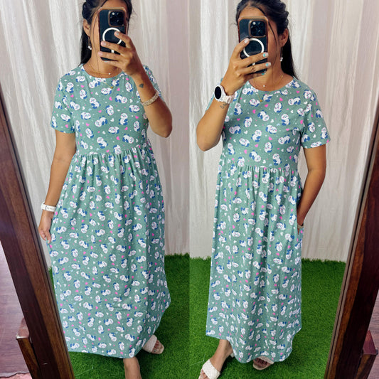 Cotton Loungewear Maxi (Non feeding) FLN049