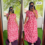 Cotton Loungewear Full Maxi (Non feeding) Buy 3 @1200 free ship