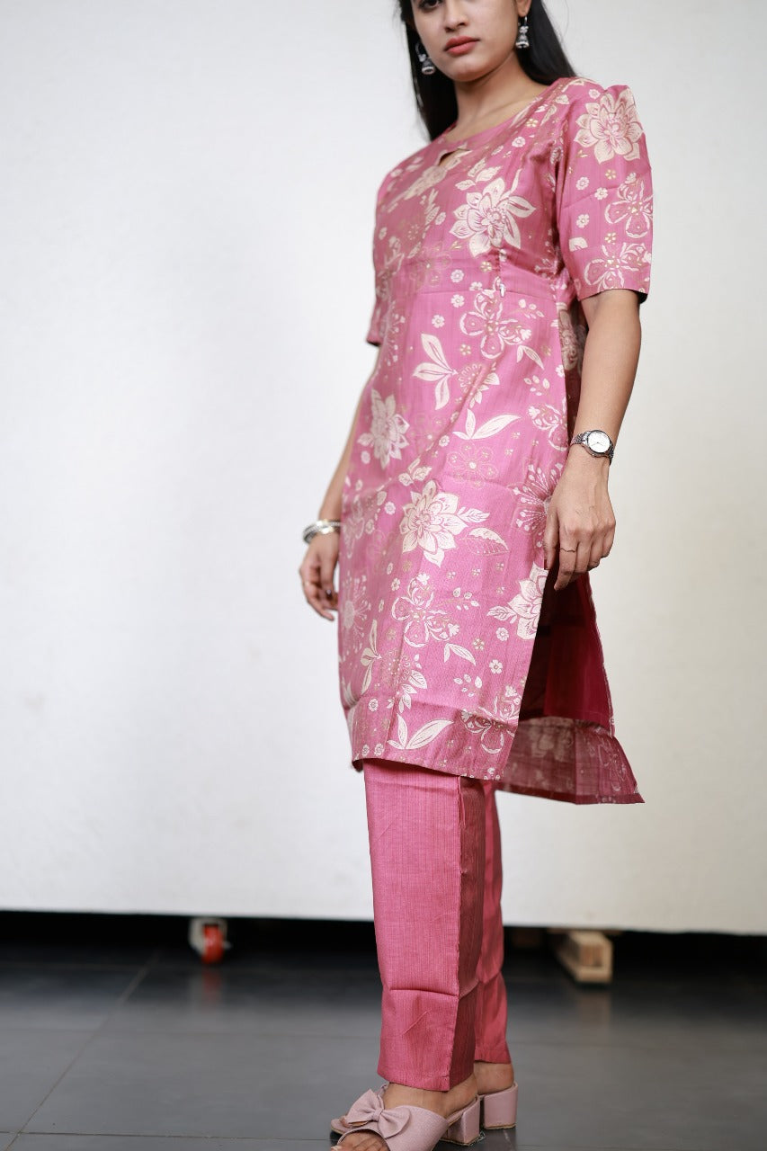 Feeding Vatican Printed Top and bottom Set(with Lining)SK003