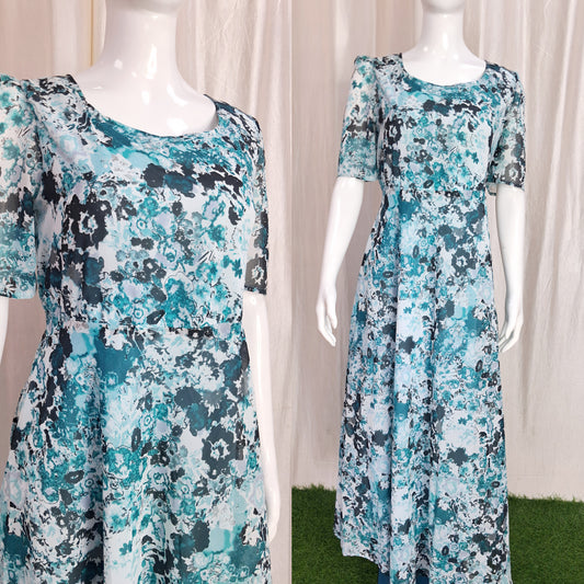 Georgette Maxi (with Lining) ( Non Feeding only)-119