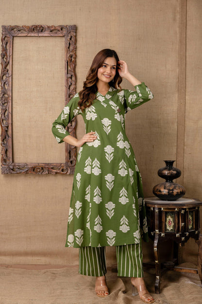 Feeding/Non Feeding Coords- Pure Cotton Kurti and Pant (Without Lining) FC0121