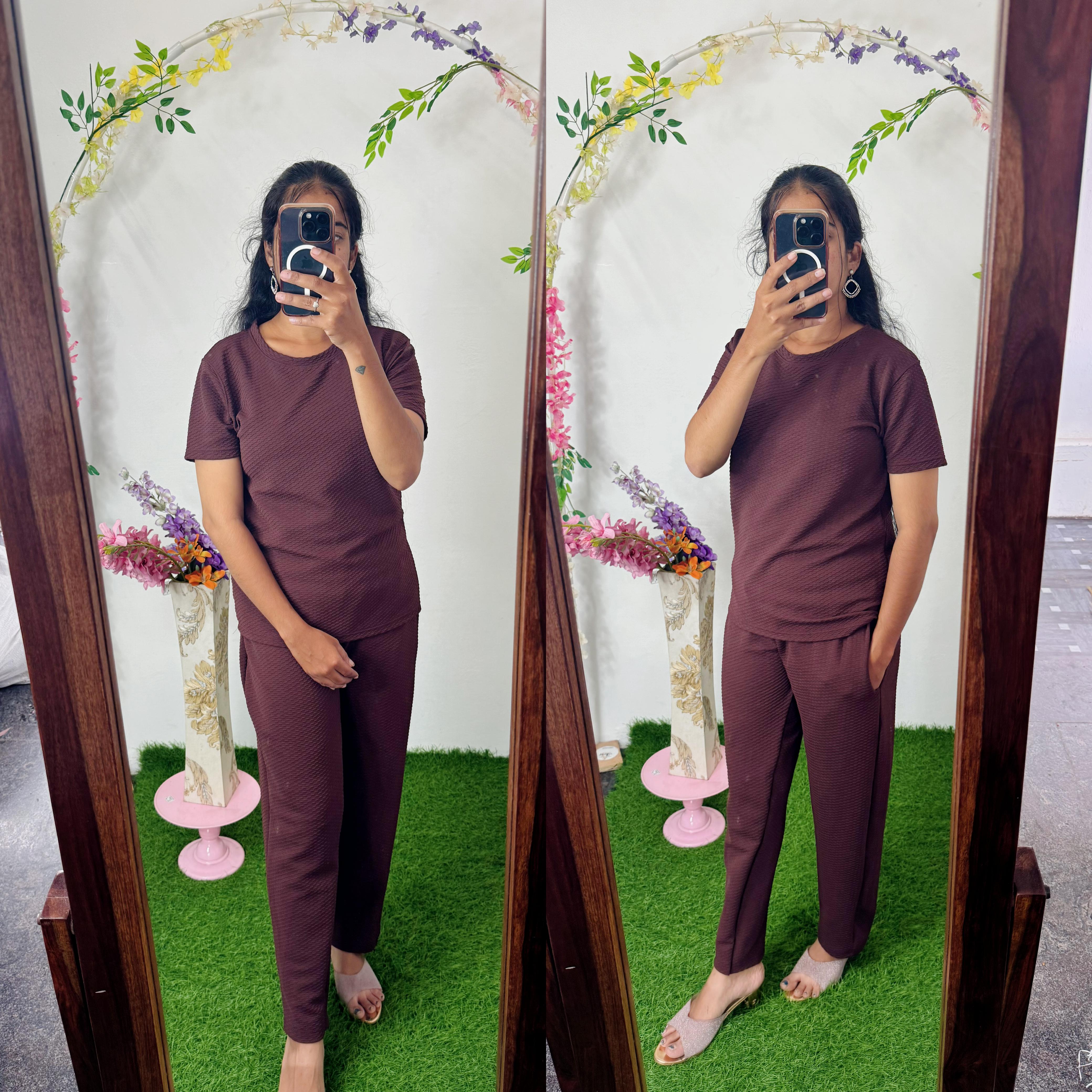 Trendy Imported Popcorn Fabric Coords Sets (Non feeding)- Budget buy ❤️💕