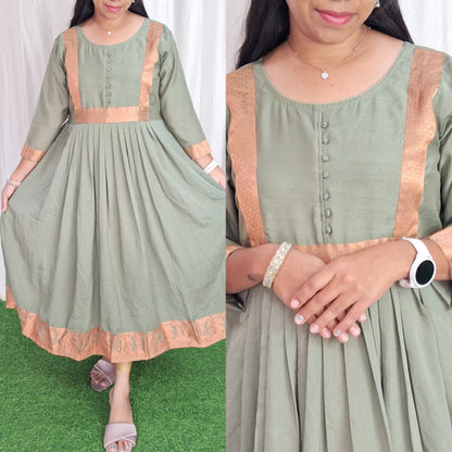 Georgette Gowns (with Lining) ( Non Feeding only)-093