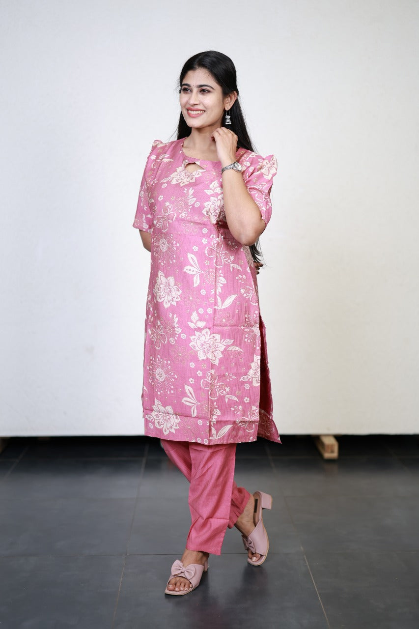 Feeding Vatican Printed Top and bottom Set(with Lining) FC0113