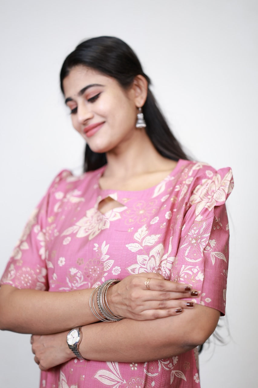 Feeding Vatican Printed Top and bottom Set(with Lining) FC0113