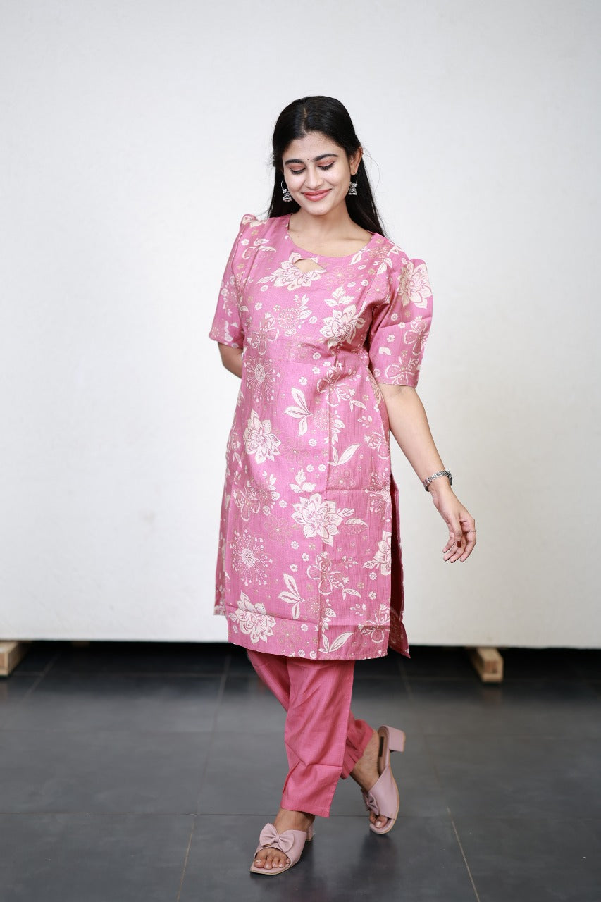 Feeding Vatican Printed Top and bottom Set(with Lining) FC0113