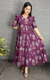 Feeding/Maternity Pure cotton Maxi(Without lining)