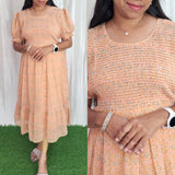 Buy 1 Get 1 Free Georgette Smoking Dress (with Lining) ( Non Feeding only)-098