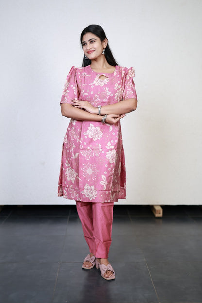 Feeding Vatican Printed Top and bottom Set(with Lining) FC0113