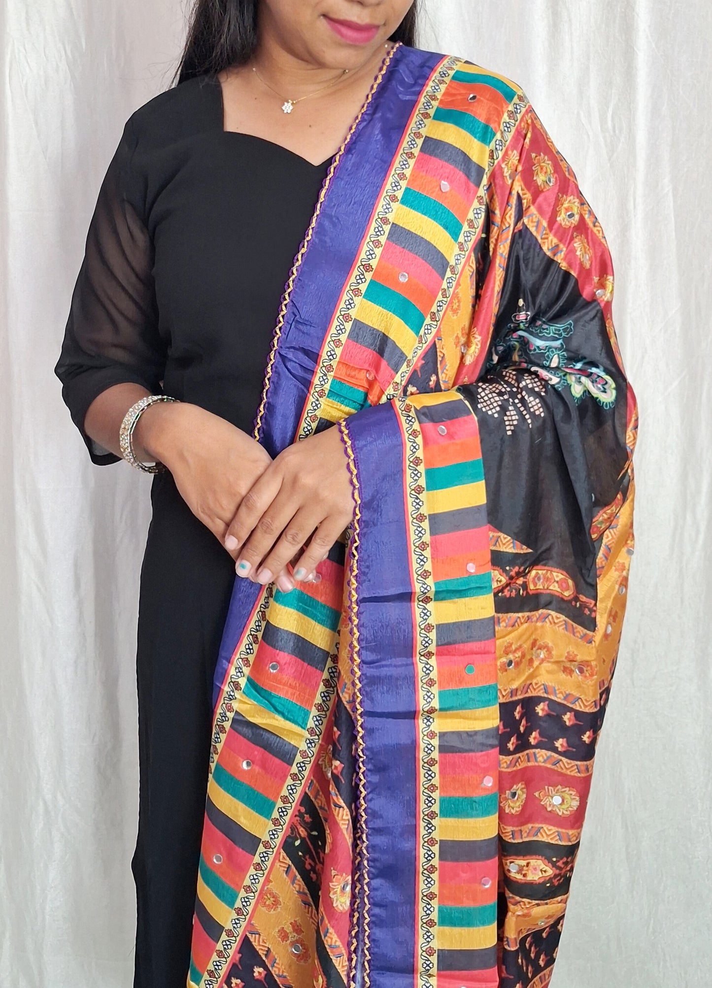 Party wear Georgette Dress with Duppata ( Non Feeding only)