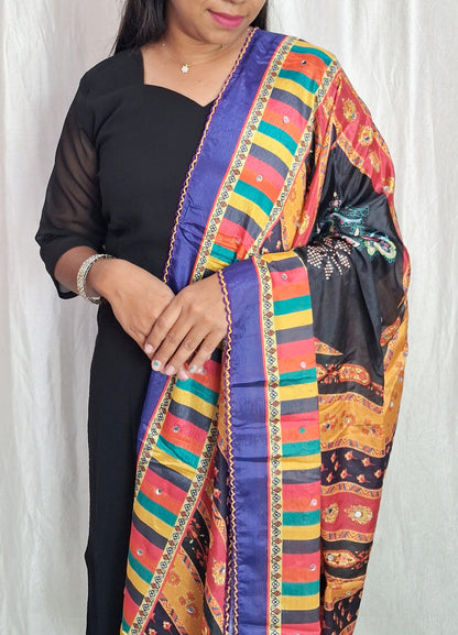 Party wear Georgette Dress with Duppata ( Non Feeding only)