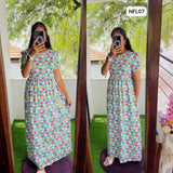 Cotton Loungewear Full Maxi (Non feeding) Buy 3 @1200 free ship