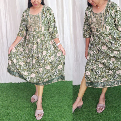 Rayon Embroidery Kurti( Non Feeding only)