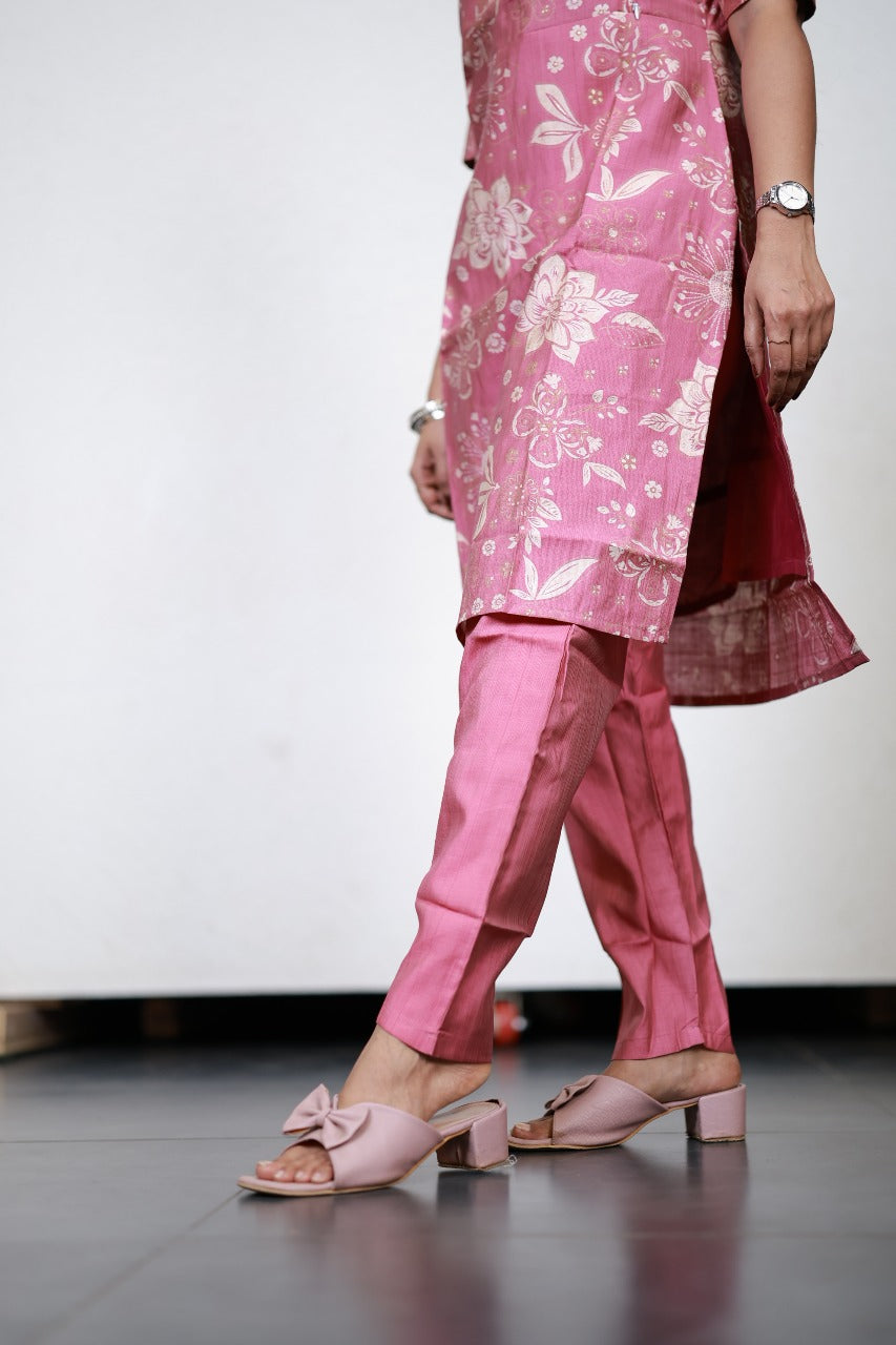 Feeding Vatican Printed Top and bottom Set(with Lining)SK003