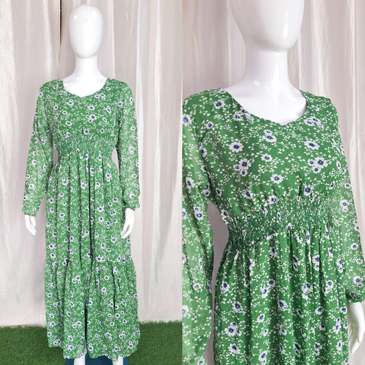 Georgette Maxi (with Lining) ( Non Feeding only)-121