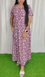 Cotton Loungewear Maxi (Non feeding) Buy 3 @1200/-