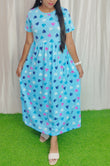 Cotton Loungewear Maxi (Non feeding) Buy 3 @1200/-