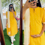 Feeding/Maternity - Vishu Special Premium 3pc Suit Sets