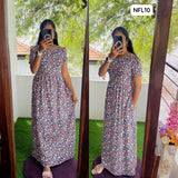 Cotton Loungewear Full Maxi (Non feeding) Buy 3 @1200 free ship
