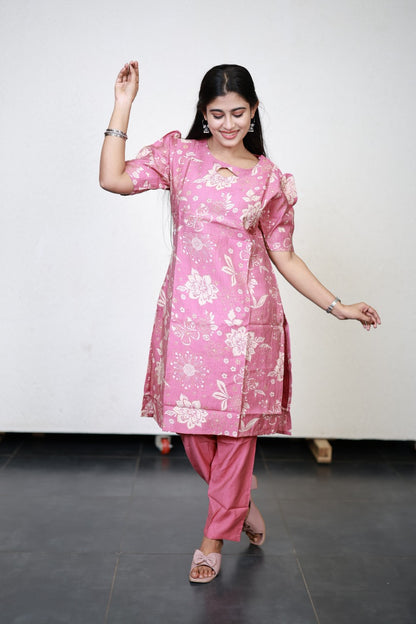 Feeding Vatican Printed Top and bottom Set(with Lining) FC0113