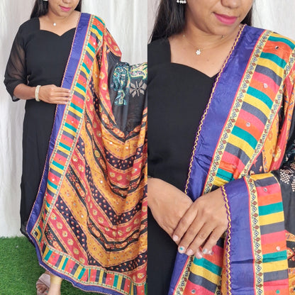 Party wear Georgette Dress with Duppata ( Non Feeding only)