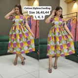 PULL UP MATERNITY/Zipless FEEDING KURTIS (Without lining)