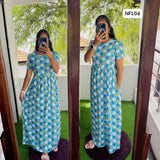 Cotton Loungewear Full Maxi (Non feeding) Buy 3 @1200 free ship