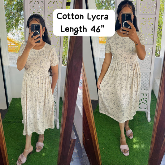Zipless maternity/feeding Loungewear Maxi Length 46"
