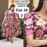 PULL UP MATERNITY/Zipless FEEDING KURTIS (Without lining)
