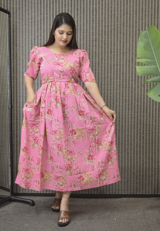 PULL UP MATERNITY/Zipless FEEDING KURTIS (With lining)