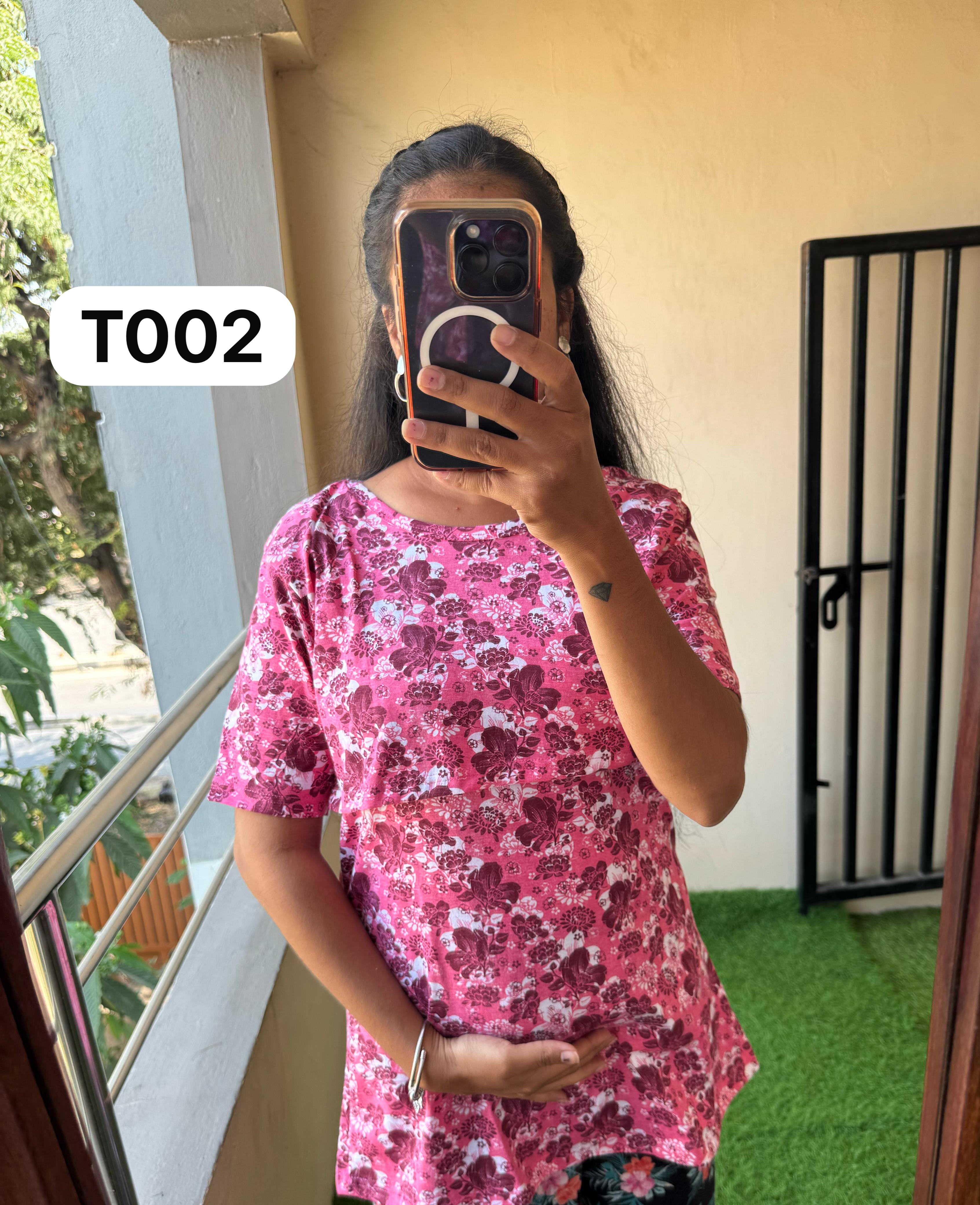 Feeding T shirts- Pull up Model