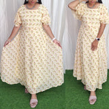 Georgette Maxi Short Sleeves inside(with Lining) ( Non Feeding only)