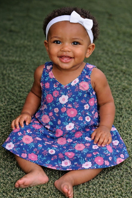 SF004-Elastic Shoulder Type Cotton knit Frocks for Little One's Buy 5 @600/-
